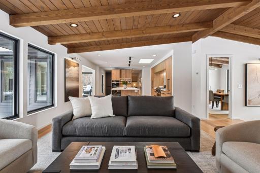 Multiple sight lines throughout this completely renovated masterpiece showcase thoughtful design where every space connects effortlessly for modern luxury living.