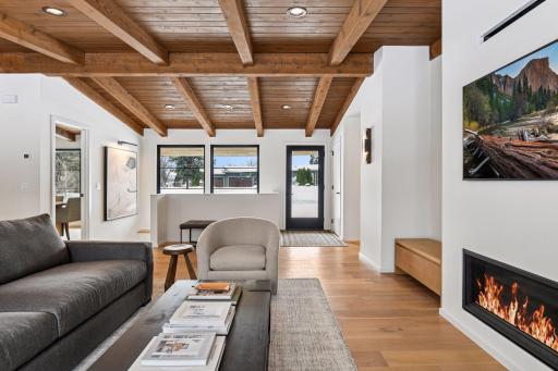 Thoughtful use of space from room to room.