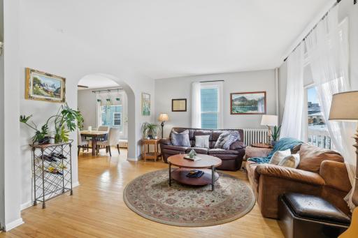 Welcome Home! Gleaming hardwood floors throughout main level (except kitchen)