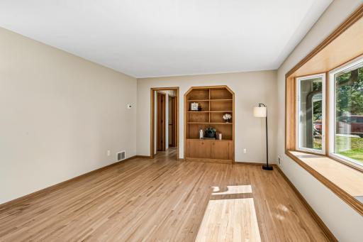 Charming built-in and large bay window add to the character and appeal of this wonderful home!