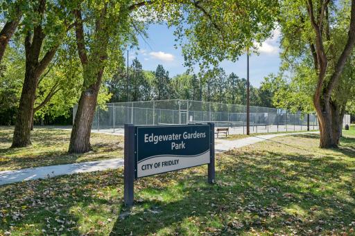 Edgewater Gardens Park just steps down the street!