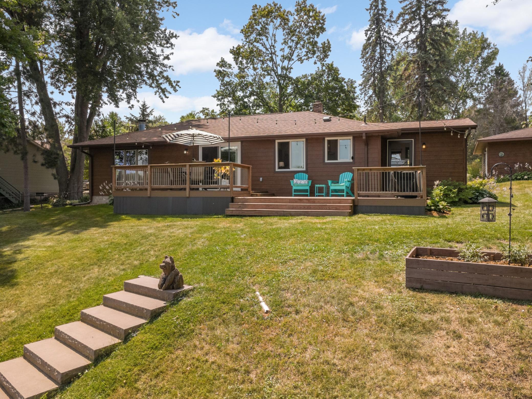 Lake side elevation