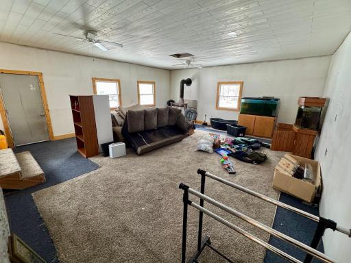 Great room. Formally the two car attached garage