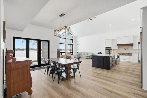 Soaring ceilings, floor to ceiling windows providing tons of natural light!