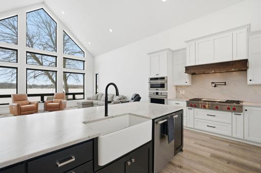 Imagine cooking and entertaining with these views!