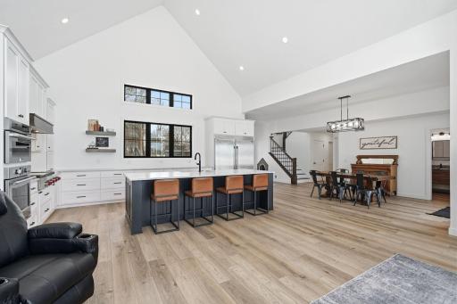 Storage, organizational built in cabinets!