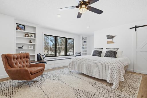 Upper level entertainment room with room for lots of guests!