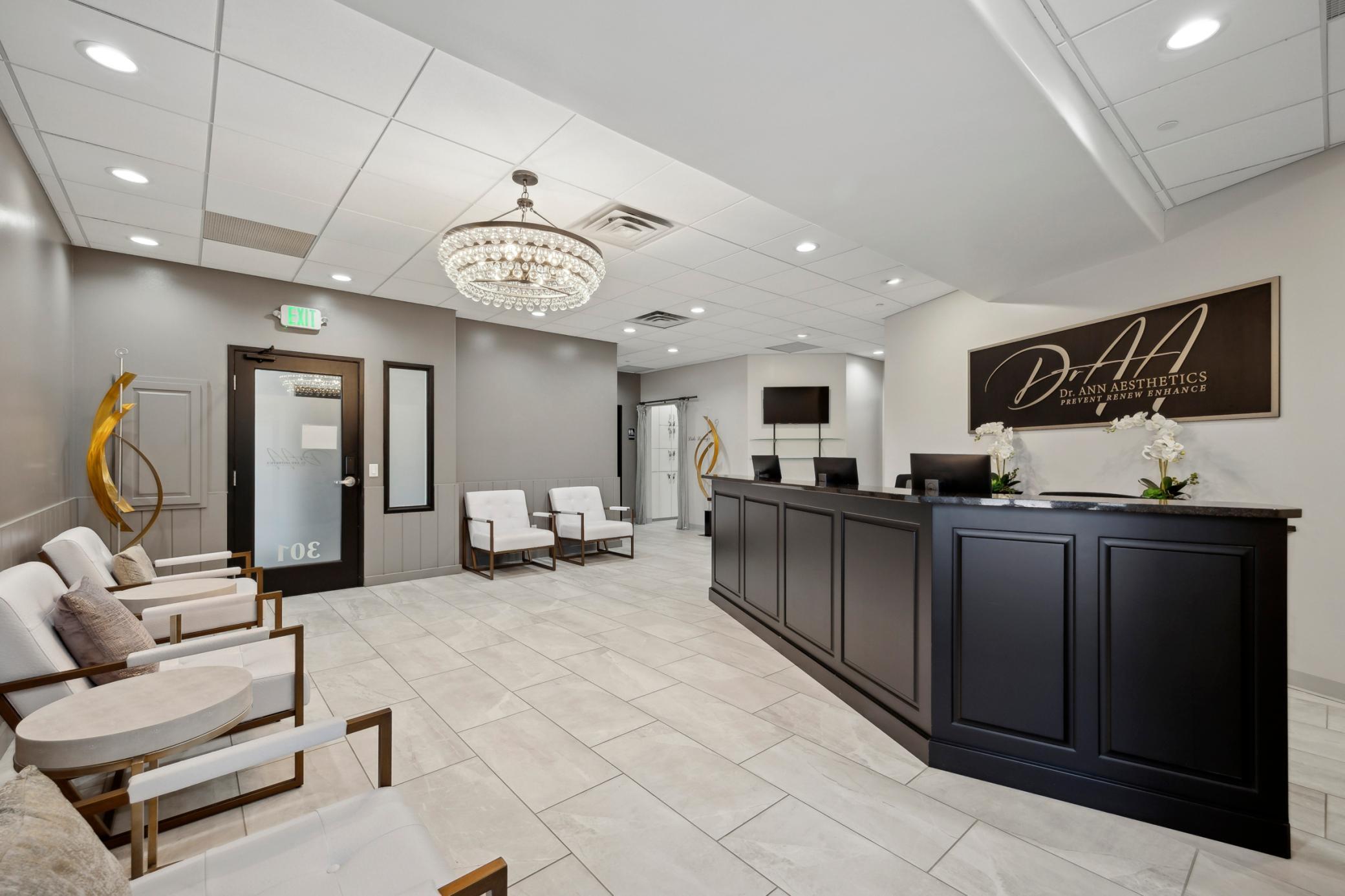 Professional reception area to welcome clients in style.