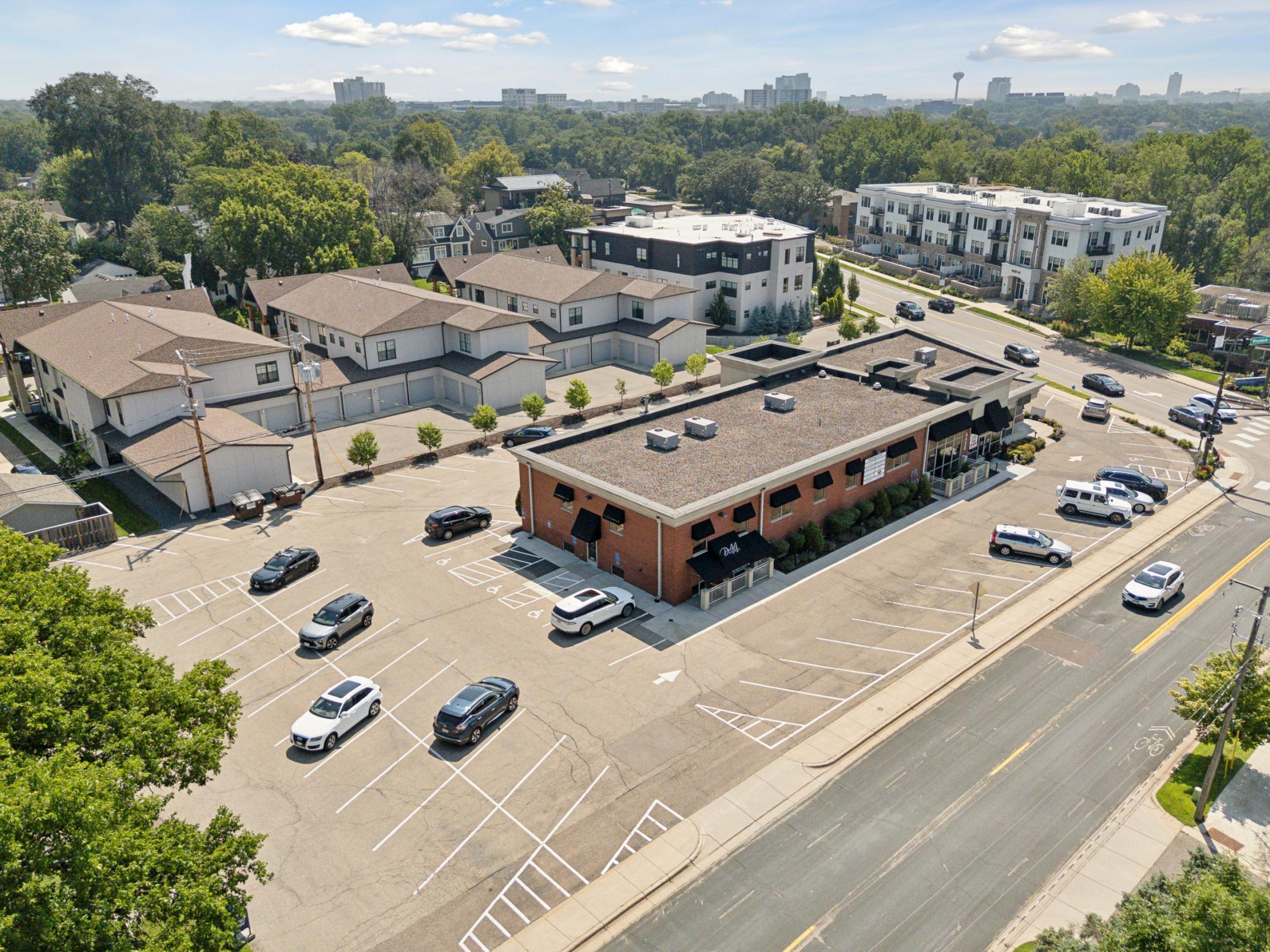 Exceptional parking for staff and clients alike.