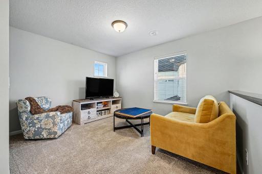 Upstairs loft can be an office or play room