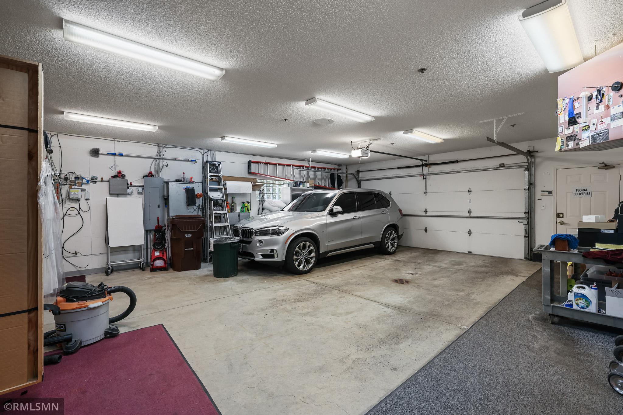 Attached garage