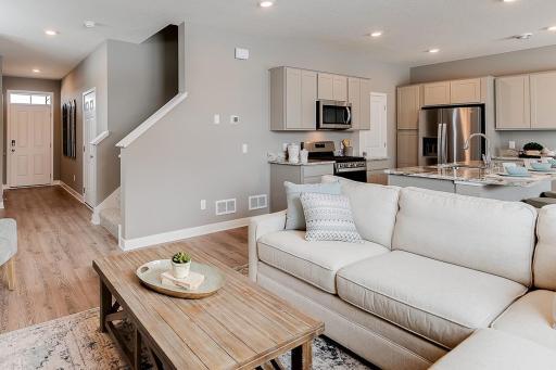 Wide and open throughout!!! (Photo of same plan, colors are similar)