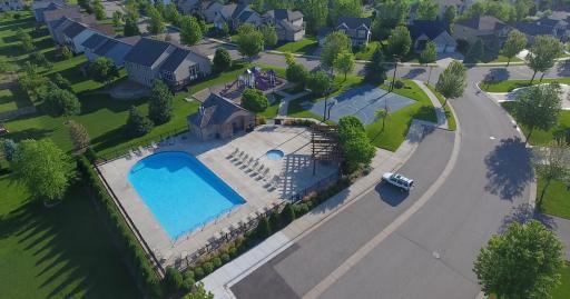 Bridle Creek neighborhood park with basketball court, gazebo, playground and pool