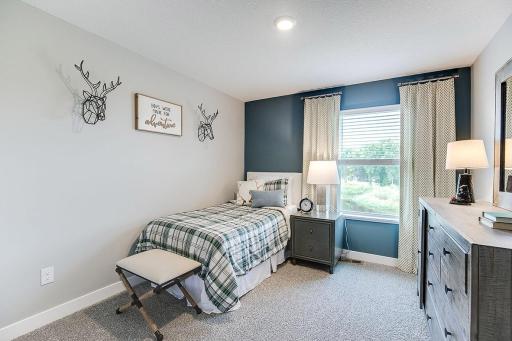 Large secondary bedrooms present in this home.