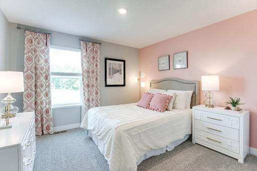 Large secondary bedrooms present in this home.