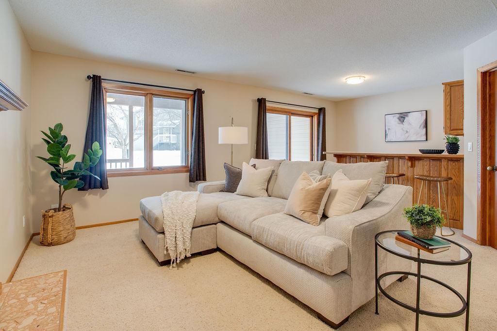 Lower level family room