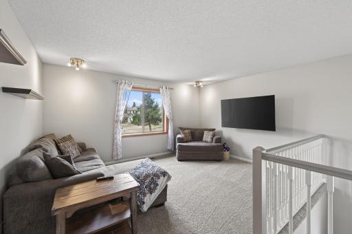 Upper level living room