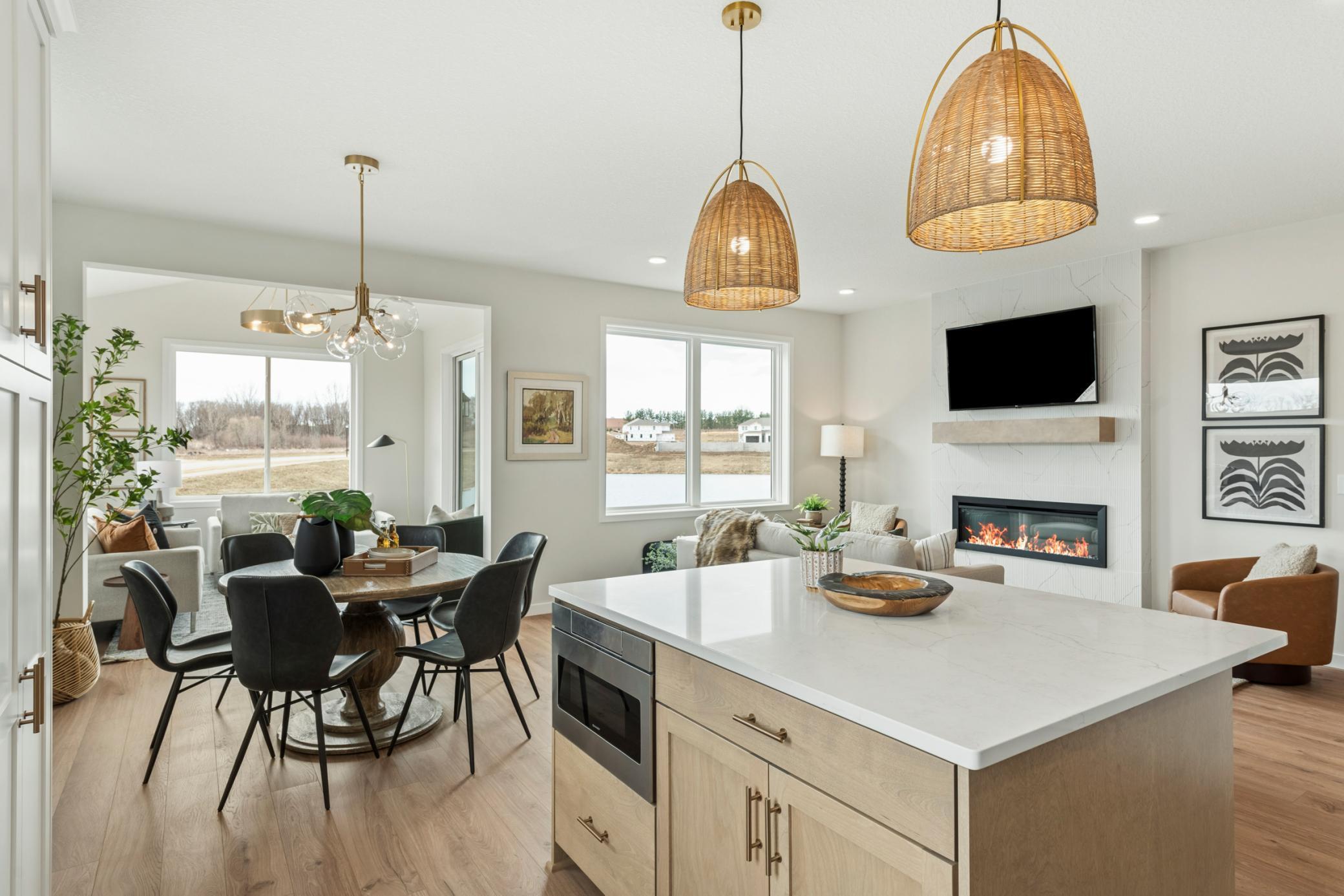 Open Kitchen / Dining / Gathering Room