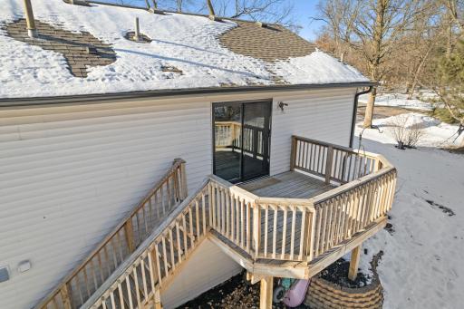 Eastern facing deck for taking in sunrises