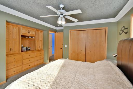 Primary BR - Big Closet & Built-In Storage Space