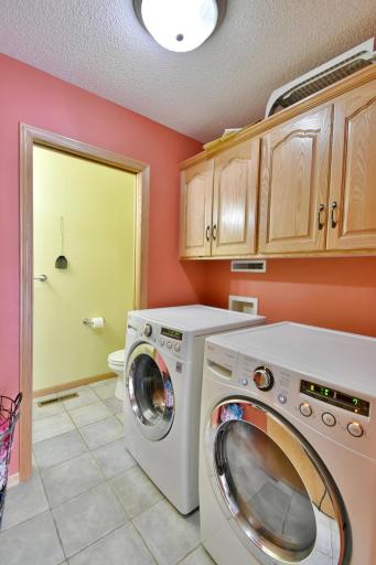Main Level Laundry & 1/2 Bath Off Entrance