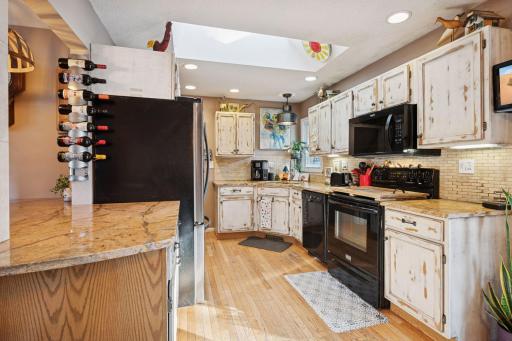 Kitchen with great storage space and a pantry