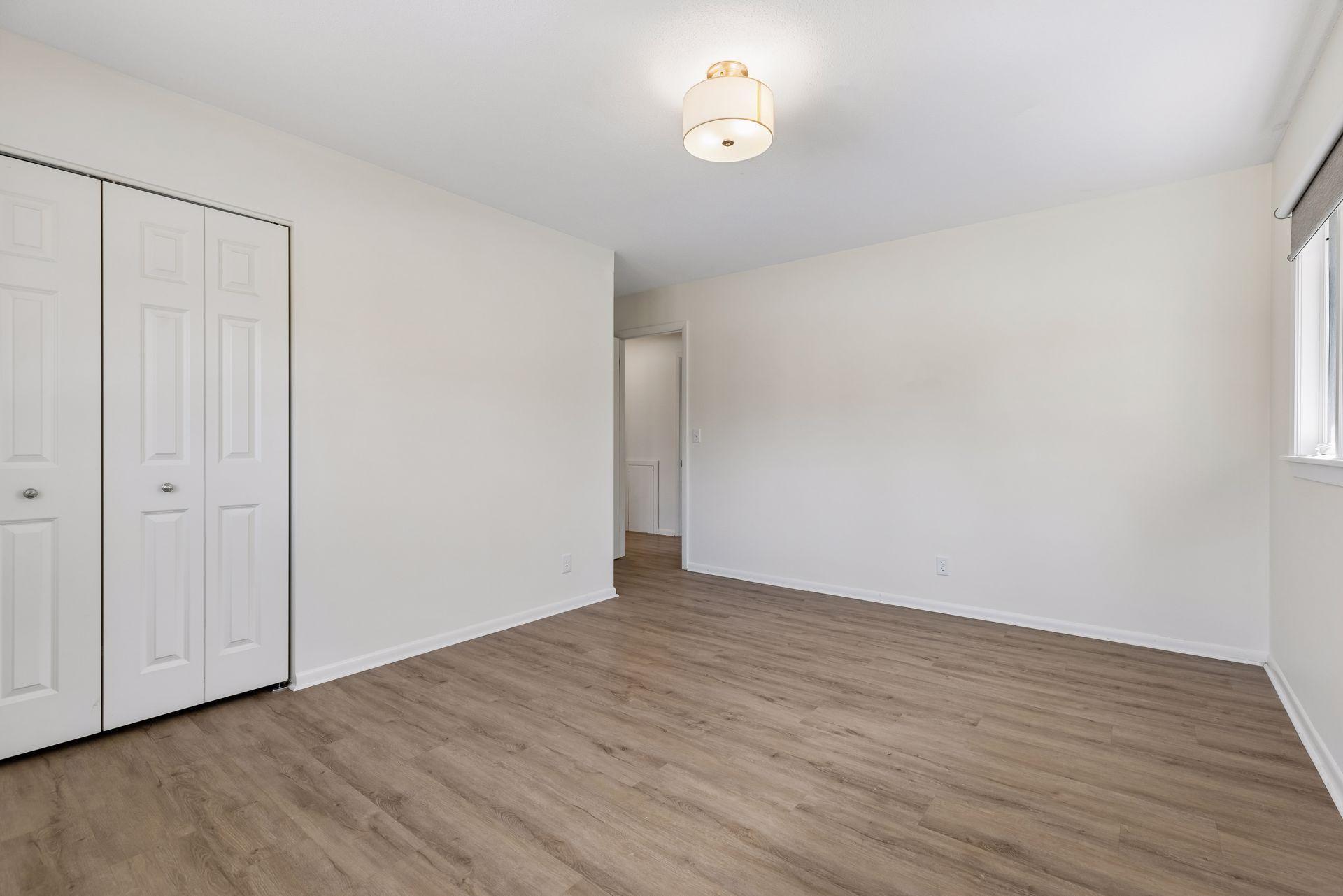 All three bedrooms on this level are generously sized with large closets.