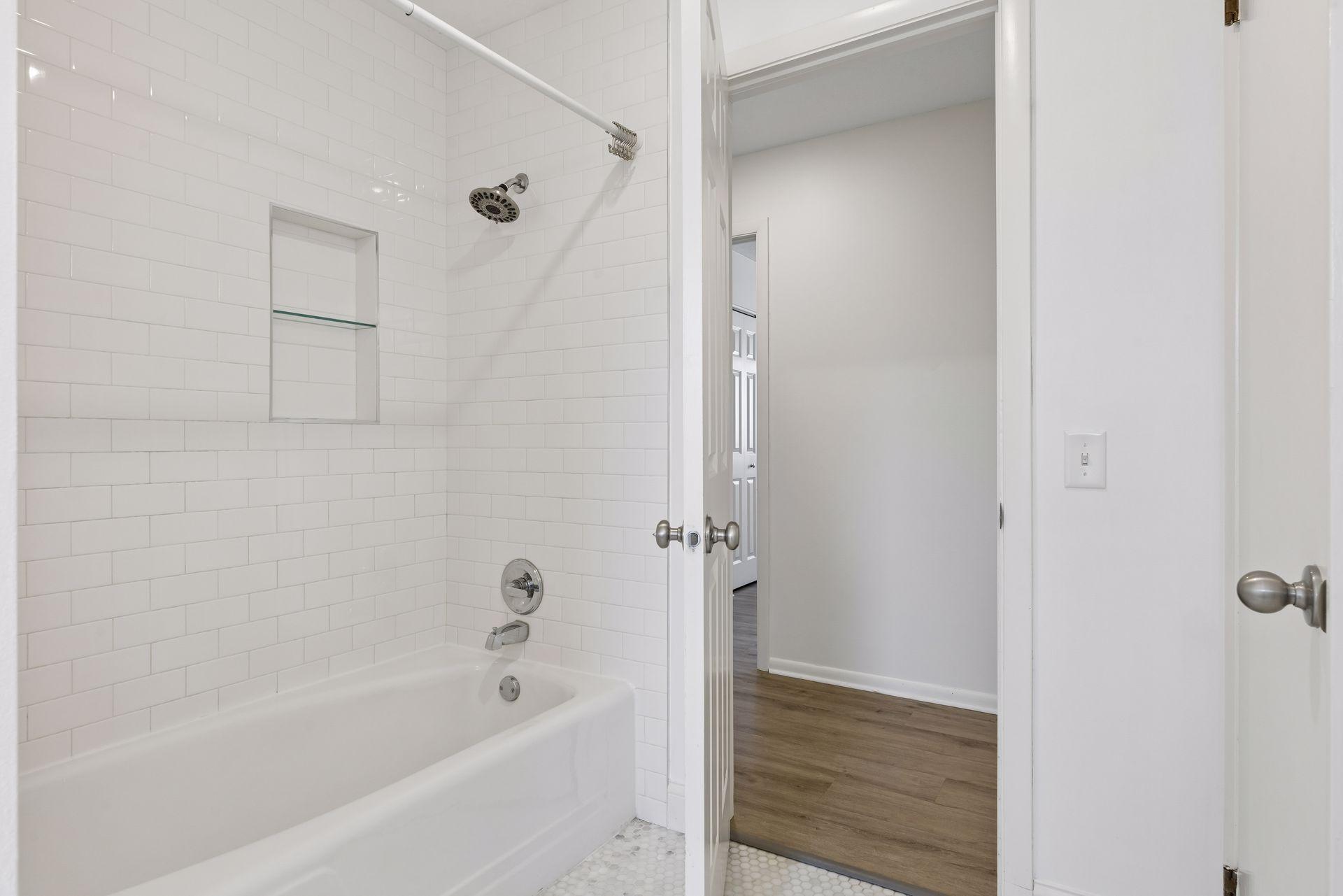 Convenient upper level layout, with three bedrooms and two bathrooms on one level.