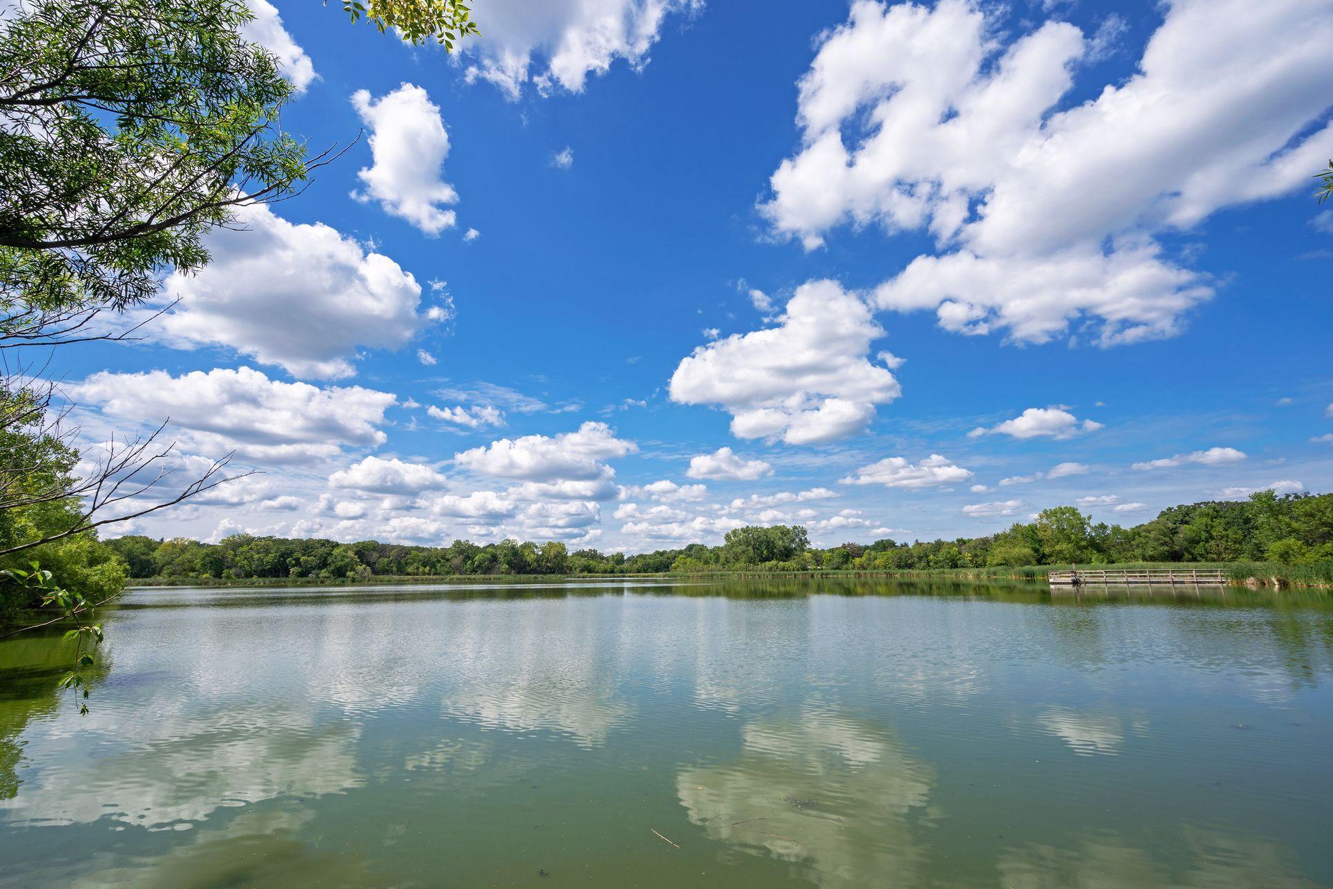 "Lake Cornelia has a 1.1 mile paved biking/hiking trail around the lake. Rosland Park, adjacent to Lake Cornelia, has picnic areas, disc golf, baseball fields, a playground, and an aquatic center."