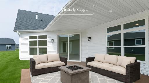 Virtually Staged Side Courtyard