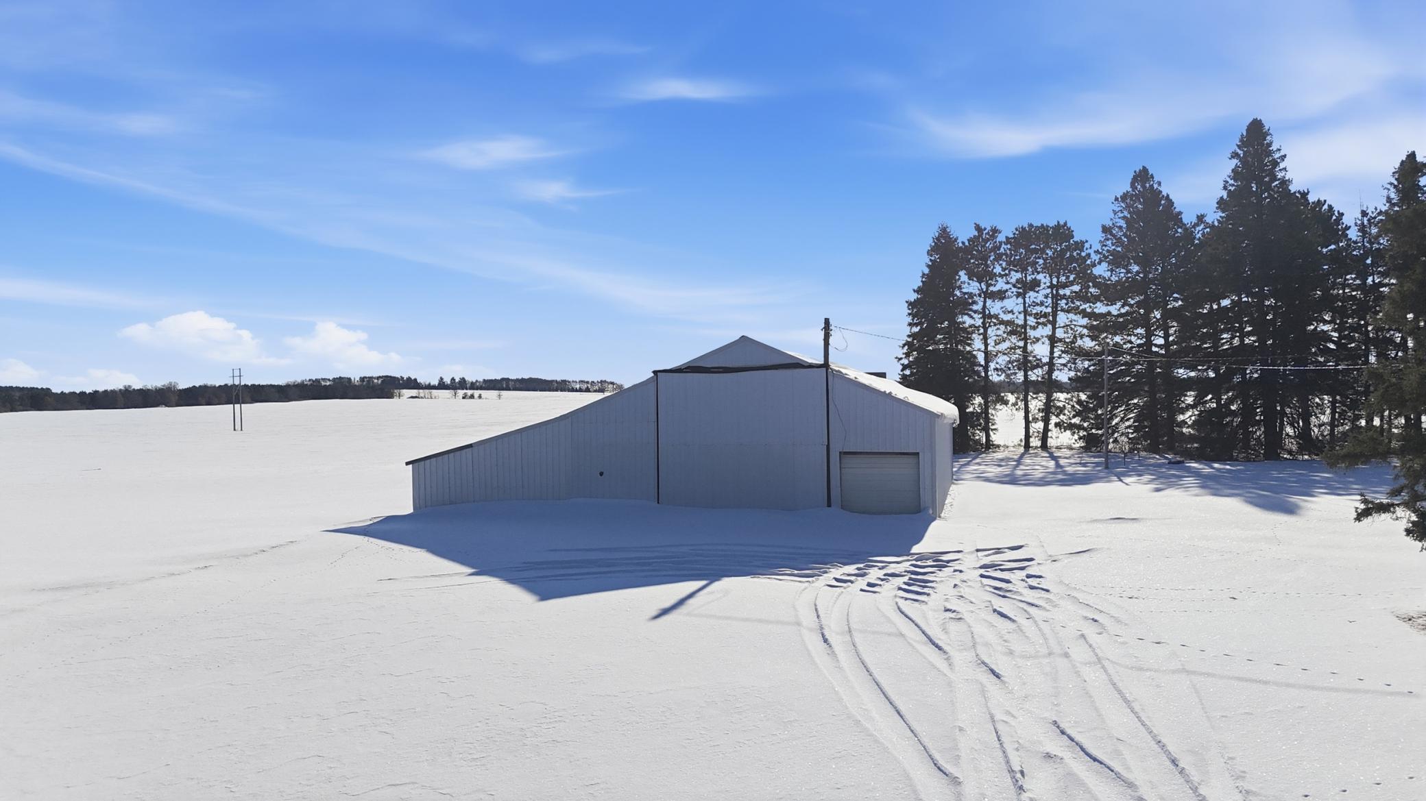 Storage shed with 172 acres of land