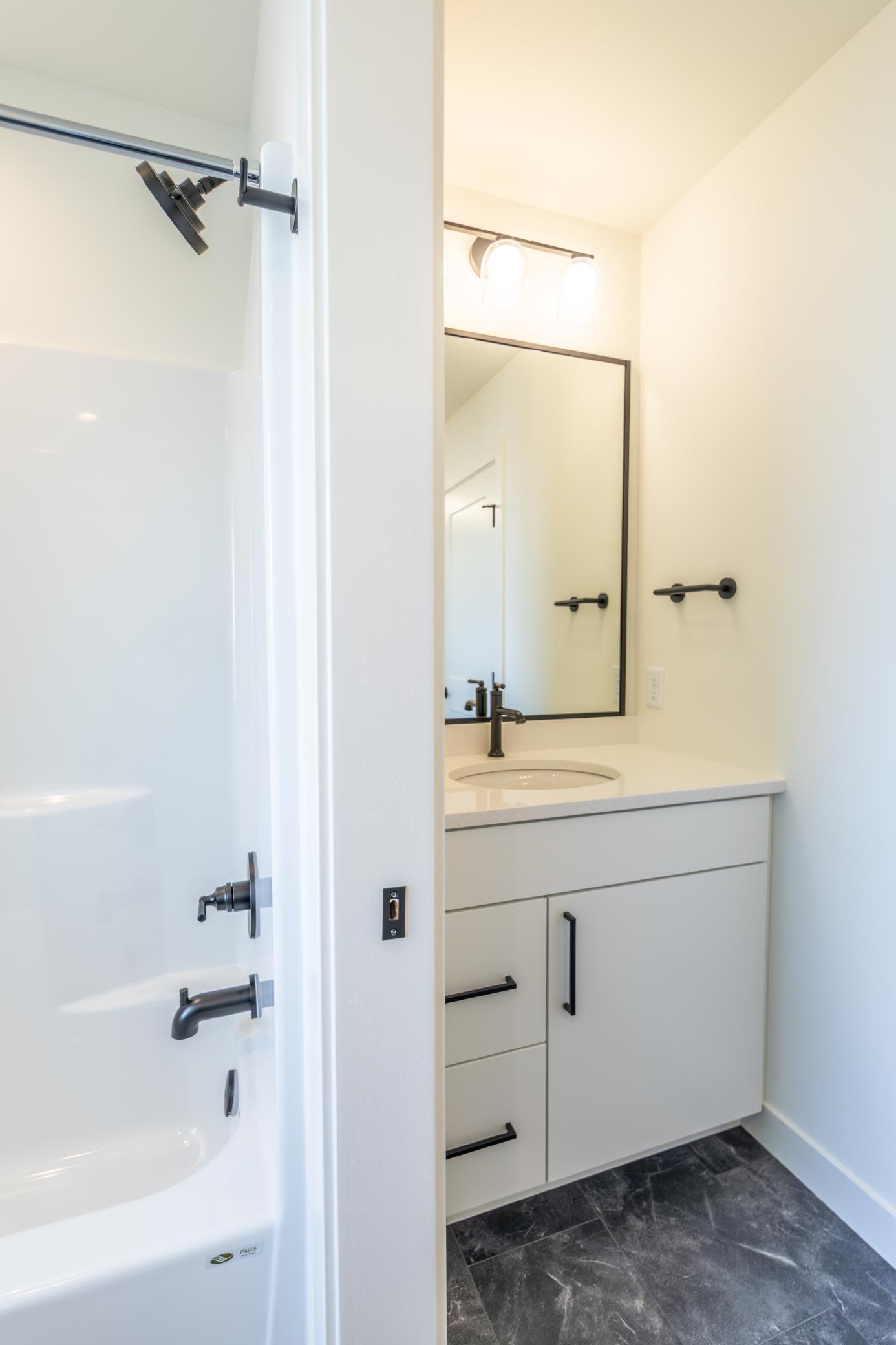 Upstairs Guest Bathroom - Dual Vanities
