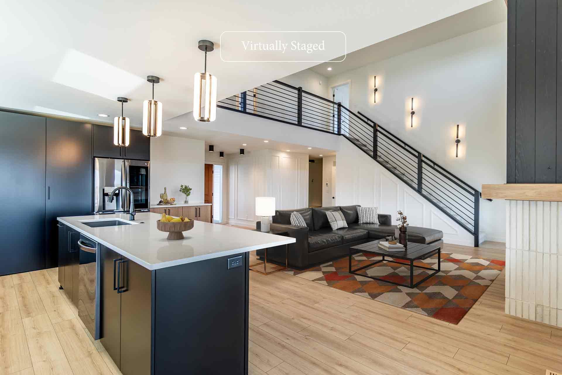 Virtually Staged Great Room