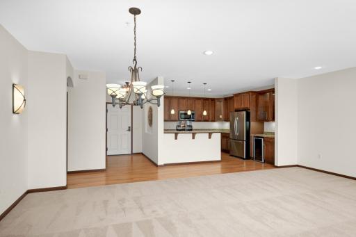 Spacious open floor plan