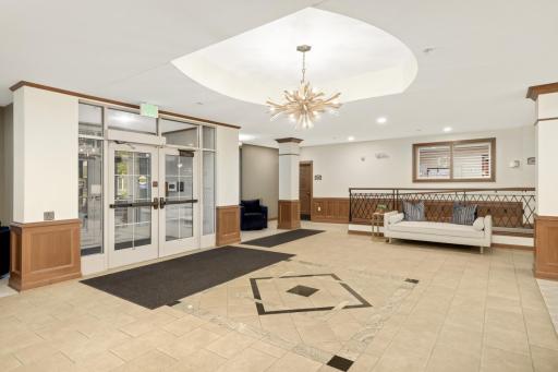 Beautiful, welcoming lobby area