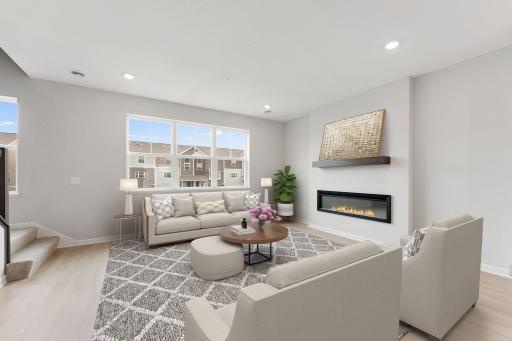 Photos of former model home, options and color selections will vary.