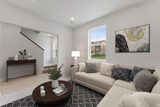 Photos of former model home, options and color selections will vary.