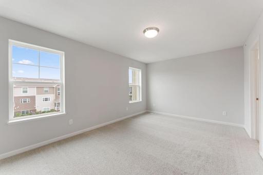 Photos of former model home, options and color selections will vary.