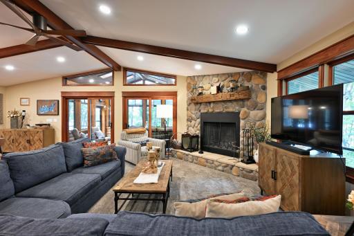 Living Room adjoins kitchen and 3 season room