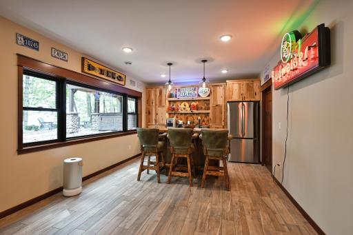 Lower level bar area