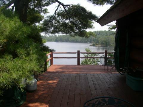 Deck and lake view