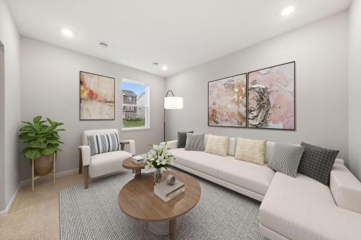 Photos of former model home, options and color selections will vary.