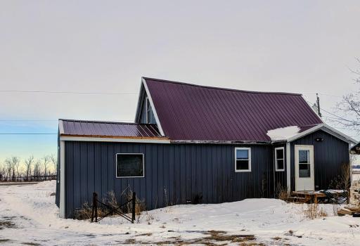 updated steel siding and roofing.