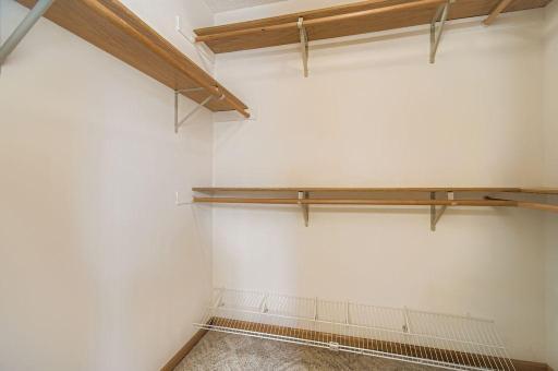 Primary walk in closet