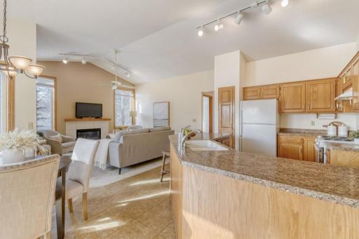 Warm, open layout with great flow