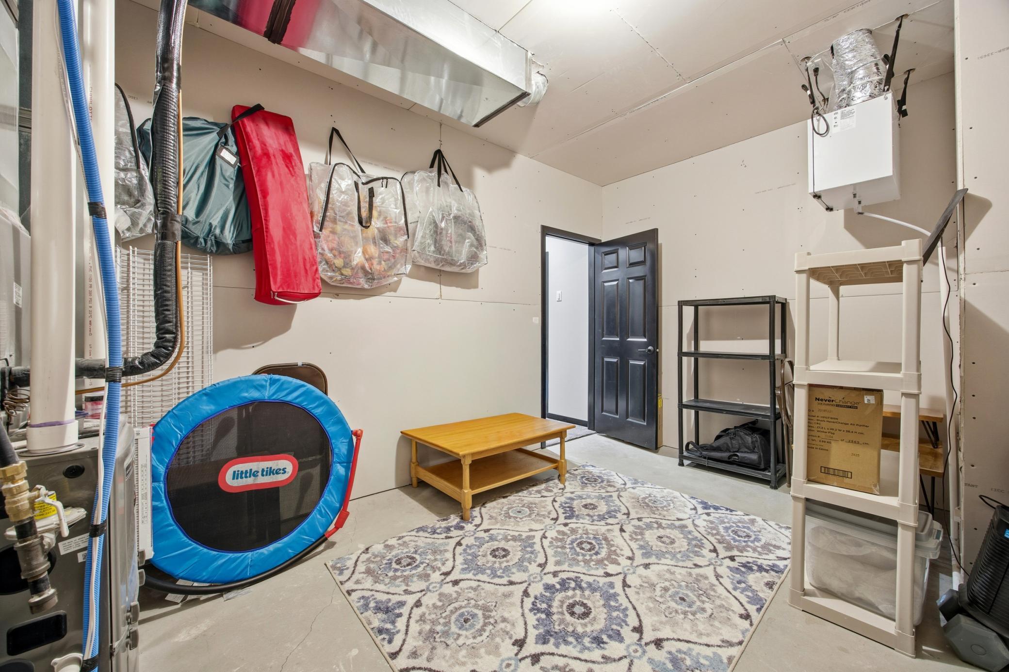 Home is equipped with an air exchanger (upper right)