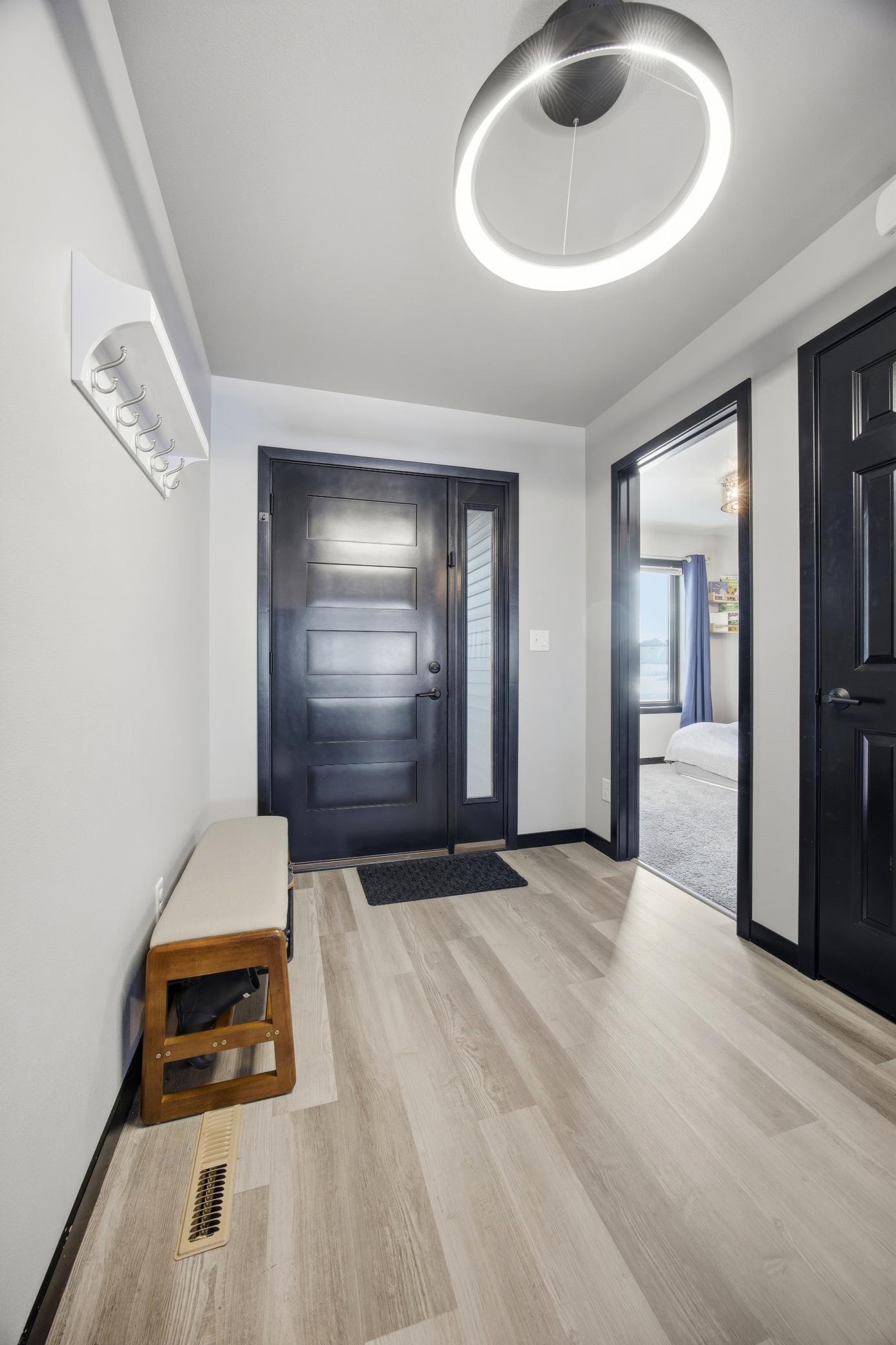 Large front entry with coat closet