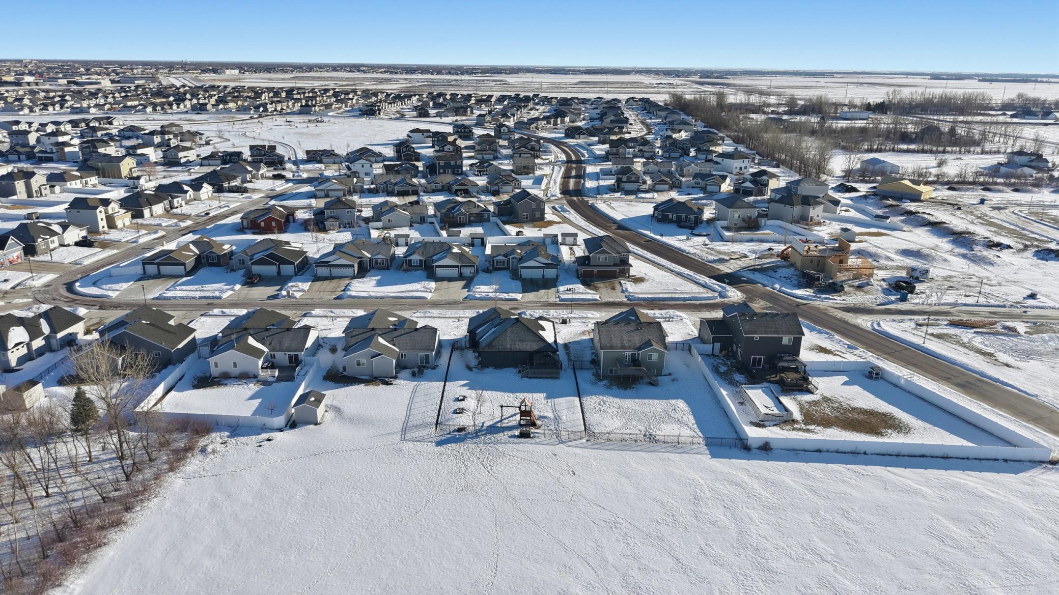 Looking to the east, toward Deer Creek neighborhood