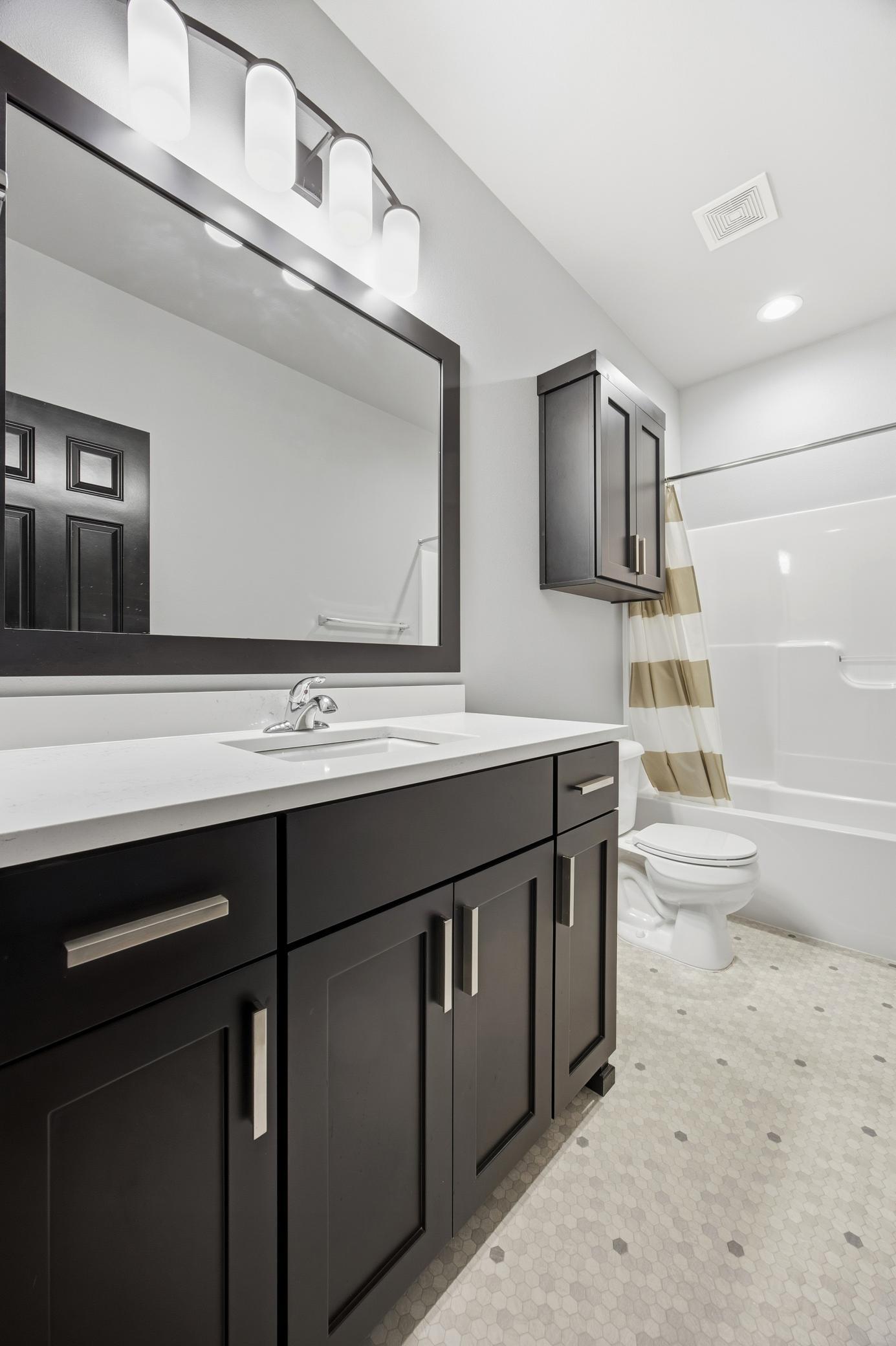 Full bath in basement
