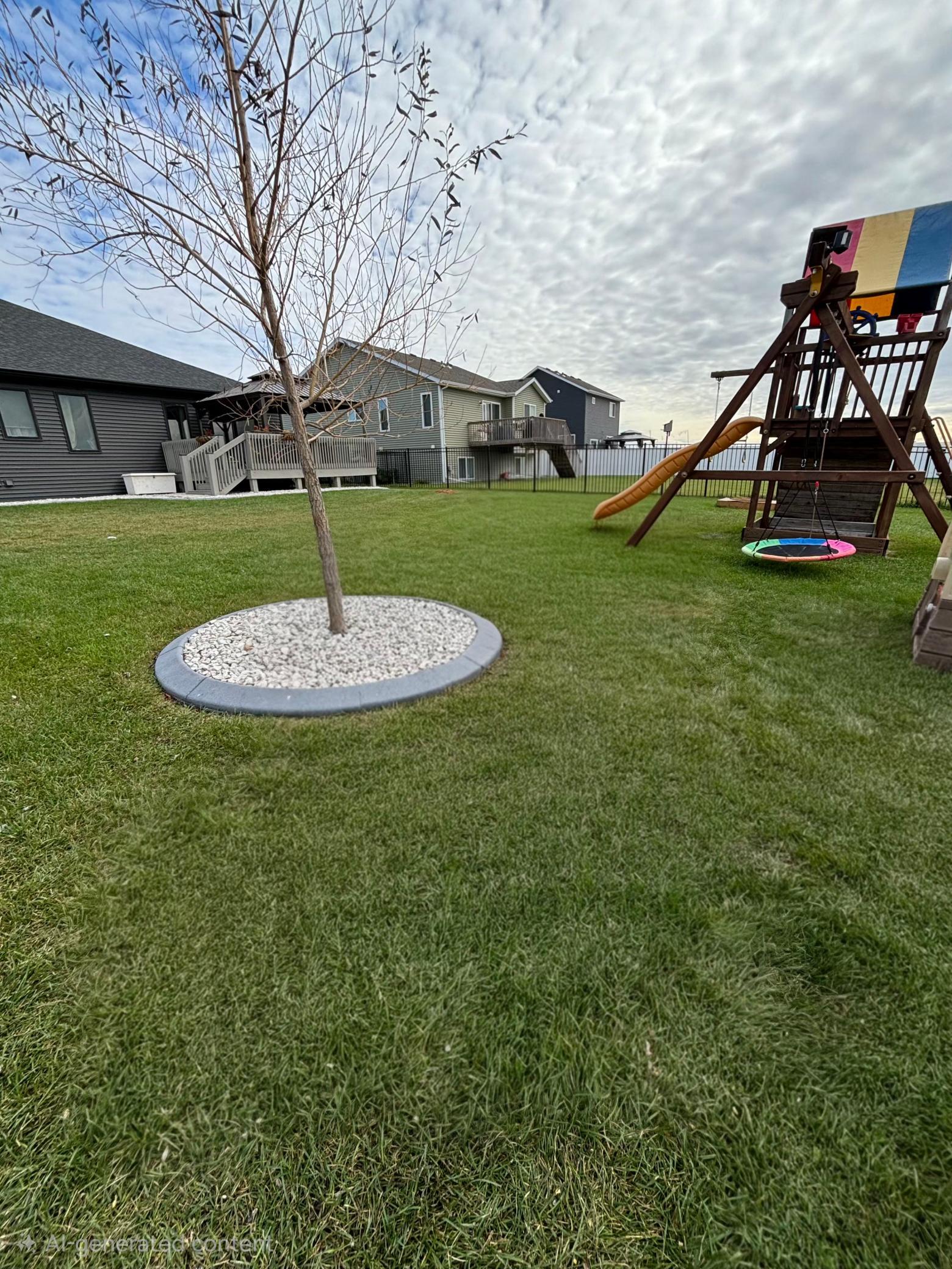 Backyard summer views